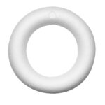 Piepschuim ring met platte kant - 17 cm