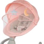 Babyswing Bebies First Relax met Kap&Speelboog Roze