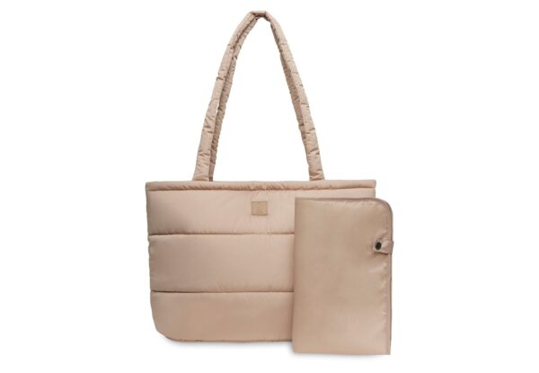 Luiertas Jollein Shopper Puffed Biscuit - Afbeelding 1