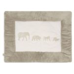Boxkleed Jollein 75x95 Animals Olive Green