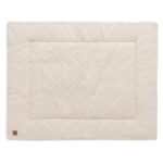 Boxkleed Jollein Check Knit 75x95 Oatmeal