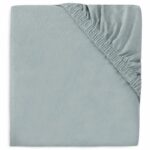 Hoeslaken Boxmatras Jollein 75x95 Jersey Sea Green