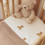 Hoeslaken Wieg Jollein 40/50x80/90 Jersey Teddy Bear