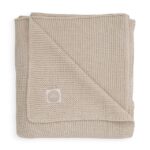 Deken Ledikant Jollein 100x150 Basic Knit Nougat