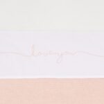 Laken Ledikant Jollein 120x150 Love You Pale Pink