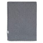 Deken Ledikant Jollein 100x150 Pointelle Storm Grey