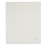 Deken Ledikant Jollein 120x120 Muslin Fringe Ivory