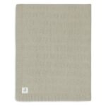 Deken Wieg Jollein 75x100 Grain Knit Olive Green