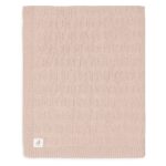 Deken Wieg Jollein 75x100 Grain Knit Wild Rose