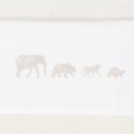 Laken Wieg Jollein 75x100 Animals Nougat