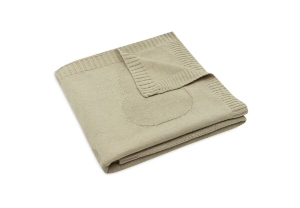 Deken Ledikant Jollein 100x150 Nijntje Olive Green - Afbeelding 1