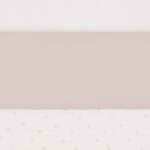 Laken Wieg Jollein 75x100 Slub Nougat