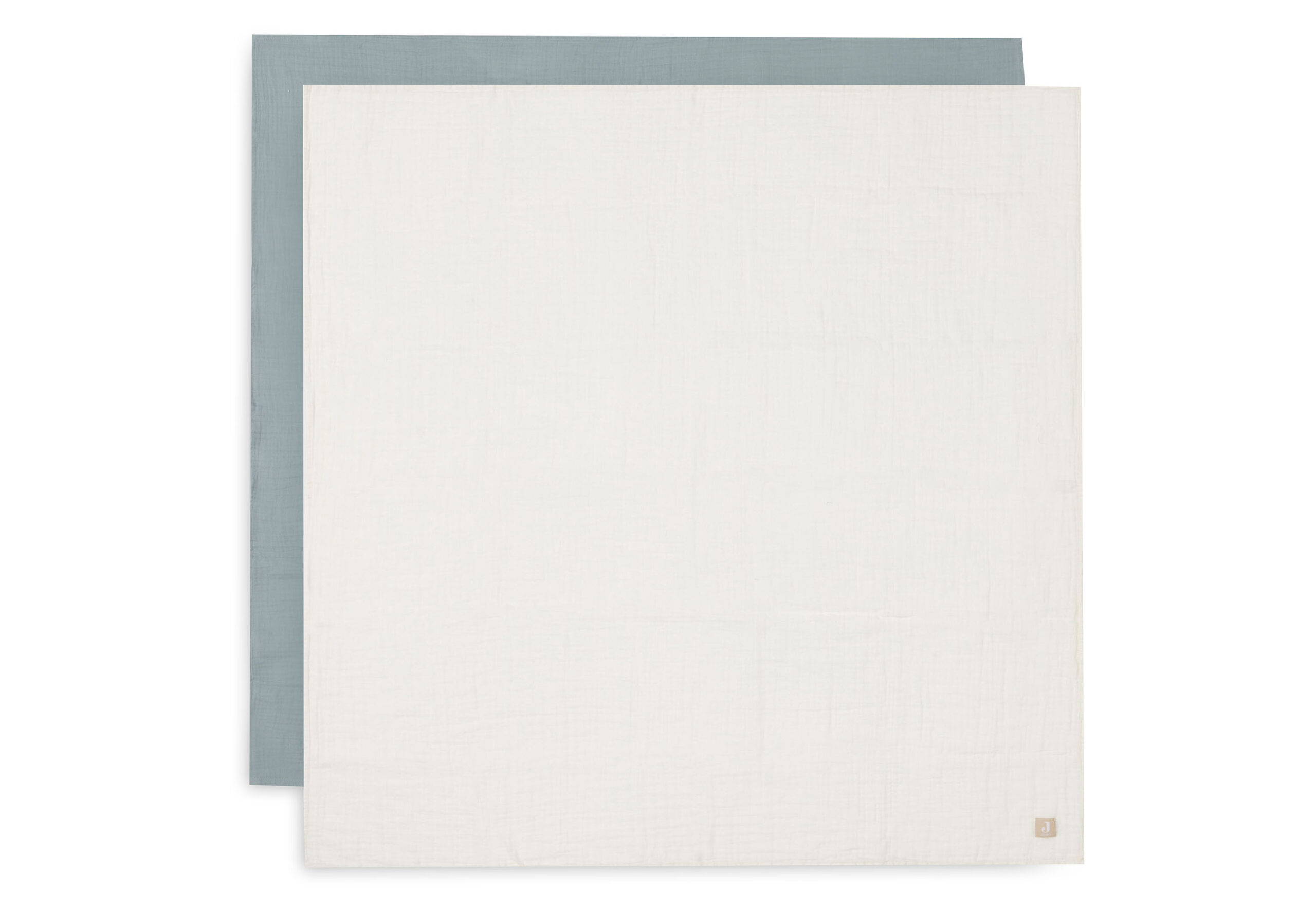 Multidoek Jollein Hydrofiel 115x115 Sea Green/Ivory 2-pack Multidoek Jollein Hydrofiel 115x115 Sea Green/Ivory 2-pack - Afbeelding 1