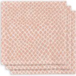 Monddoekjes Jollein Hydrofiel Snake Pale Pink 3-pack
