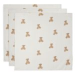 Multidoek Jollein Hydrofiel 70x70 Teddy Bear 3-pack