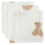 Monddoekjes Jollein Hydrofiel Teddy Bear 3-pack