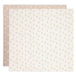 Multidoek Jollein Hydrofiel 115x115 Twig Wild Rose 2-pack