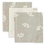 Monddoekjes Jollein Hydrofiel Twig Olive Gree 3-pack