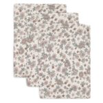 Washandjes Jollein Hydrofiel Retro Flowers 3-pack