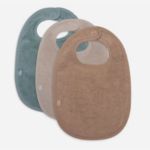 Slabber Jollein Badstof Sea Green/Nougat/Biscuit 3-pack