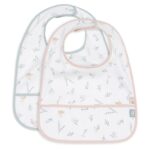 Slabber Jollein Waterproof Lovely Birds 2-pack