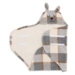 Wikkeldeken Jollein Bunny Check Boucle