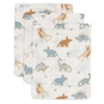 Washandjes Jollein Hydrofiel Roarsome 3-pack