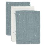 Washandjes Jollein Hydrofiel Twinkling Sea Green 3-pack