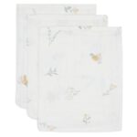 Washandjes Jollein Hyrdofiel Lovely Birds 3-pack
