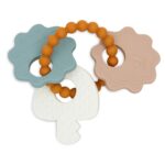 Bijtring Jollein Siliconen Sleutelbos Lovely Birds