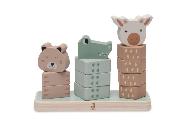 Stapeltoren Jollein Hout Jungle Jambo - Afbeelding 1