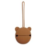 Fopspeenhouder Jollein Siliconen Caramel