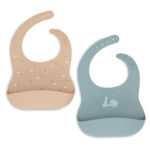 Slabber Jollein Siliconen On The Go 2-pack