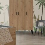 Kast Morris Oak 3-deurs