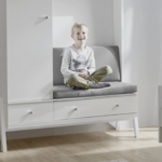 Zit- en Rugkussen Grijs voor Commode/Kast Hollywood