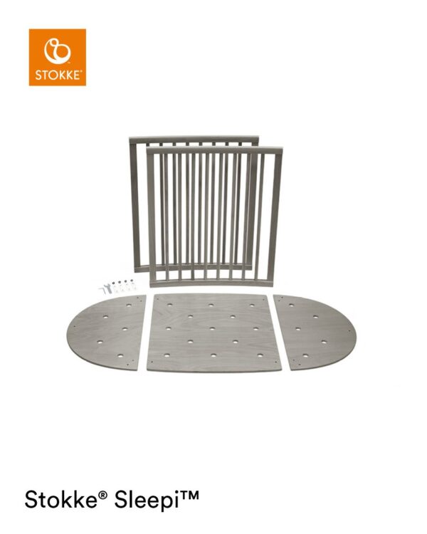 Uitbreidingsset Stokke® Sleepi™ Bed V3 Hazy Grey - Afbeelding 1
