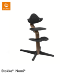 Kinderstoel Stokke® Nomi Walnut/Black