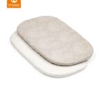 Hoeslaken Wieg Stokke® Snoozi™ Vanilla Dandelion 2-pack