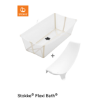 Badset Stokke® Flexi Bath® Bundle Transparent Sandy Beige