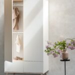 Kast Quax Flow White&Oak 2-deurs