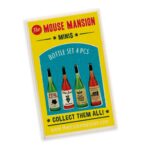 Het Muizenhuis - mini's - 4 wijnflessen