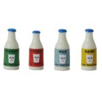 Het Muizenhuis - mini's - 4 melkflesjes