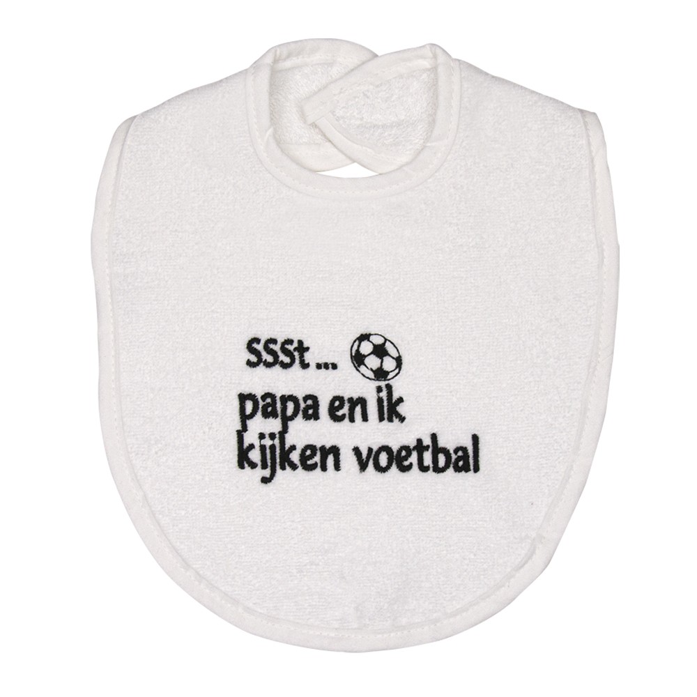 Slabber Petit Villain Papa En Ik Kijken Voetbal Wit - Afbeelding 1