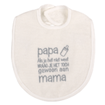 Slabber Petit Villain Papa als je het niet weet, vraag Mama Wit