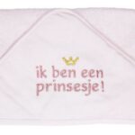 Badcape | Ik ben een Prinsesje Roze