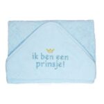 Badcape Ik ben een Prinsje Blauw