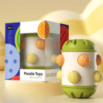 Sensory Baby Roll™ - Kruip&Grijp - Sensorisch Speelgoed Groen (klein) | Educatief Speelgoed