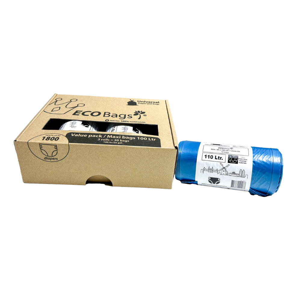 Vuilniszakken Diaperchamp Eco Bags Multi Pack 3 x 100L - Afbeelding 1