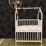 Wieg Co-Sleeper Bedside 40x80 HOUSE White Wash