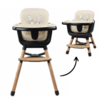 Kinderstoel Ding Wood Daily Beige